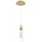 Cwi Lighting Olinda LED Integrated Satin Gold Mini Pendant 1606P5-1-602 - alternate 1